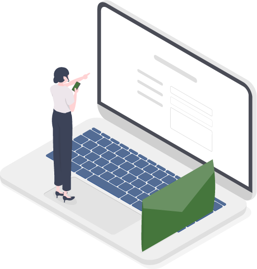 お問い合わせのイラスト